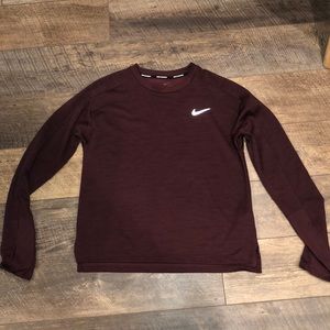 nike running magenta long sleeve!!